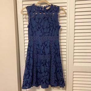 NWOT Altar’d State blue lace dress